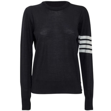 THOM BROWNE Schräg gestrickter Pulli Relaxed Fit FKA280A Y1014 415 48463331