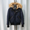 MACKAGE Dixon Navy Mit Golddetails Puffer-Jacke 38/95 152870096 [P]