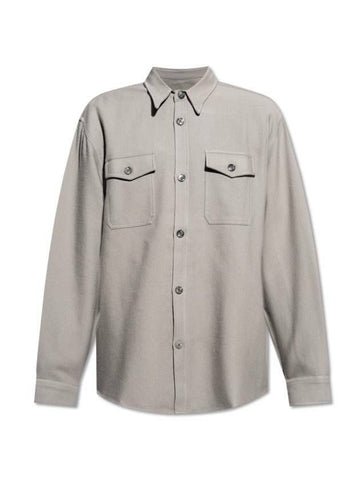 AMI チェストポケットオーバーシャツ 133032632