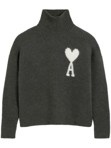 AMI Püree-Funnel-Neck-Sweater UKS425 KN0032 061 141543726