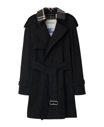 BURBERRY ロング着脱可能なカラーギャバジントレンチコート 8096563 151055038