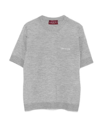 GUCCI Intarsien Cashmere-Seidenshirt 25FW 151056610