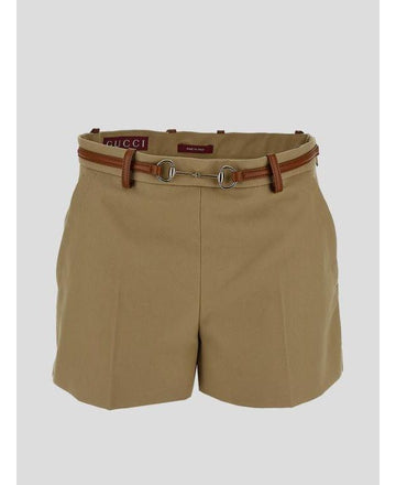 GUCCI Baumwollhosen mit Pferdebit 151056974