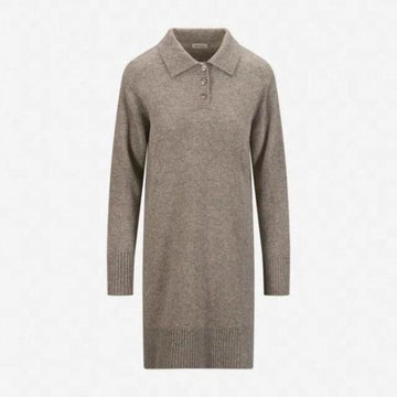 AMI Alpaka Polo Kleid 25FW 152200746