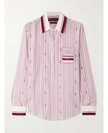 GUCCI Bedruckte Seidenbluse 818456 ZASNN 9779 152203344