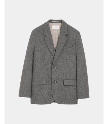 AMI ウールルーズシングルブレストジャケット 152528453