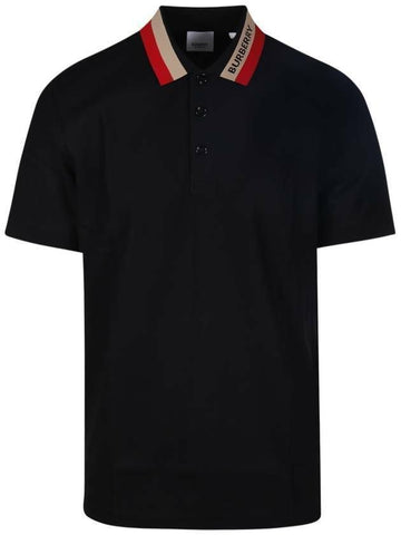 BURBERRY Gestreiftes Logo Poloshirt 8083154 133022974