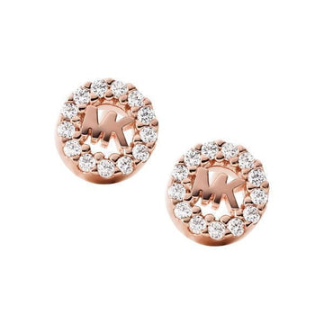 Michael Kors MK Logo Stud Silver Earrings stamp: MKC1033AN791 144648554 [P]