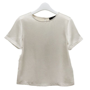 WEEKEND MAXMARA ZONA サテン半袖Tシャツ エクリュ (2615941011600 001) 152876325