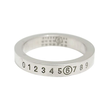 MAISON MARGIELA イングレービングロゴリングブラッシュドパラジウム 152876374