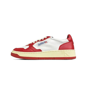 AUTRY Sneaker aus Leder in Rot und Weiß 152735257
