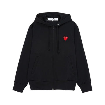 COMME DES GARCONS Männer Hoodie mit Reißverschluss in Rot 26SS AX T172 051 1 152900728 [P]