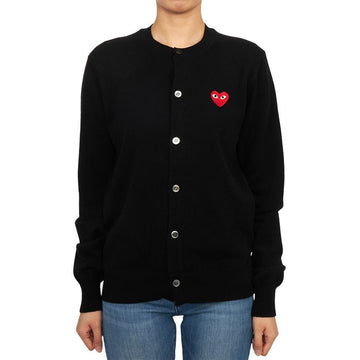 Comme Des Garcons Red Patch Cardigan 26SS N007 051 1 Loose Fit (Unisex) 152900730