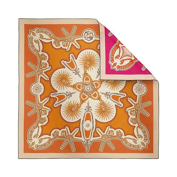 Hermes Double Face Silk Women's Scarf 90 cm 152920403