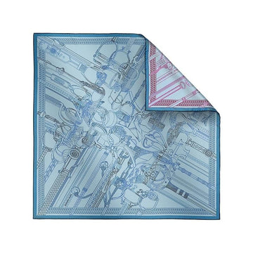 HERMES リミックス ダブルフェイスシルク レディースリバーシブルスカーフ 70 カレ H914215S 03 152920463