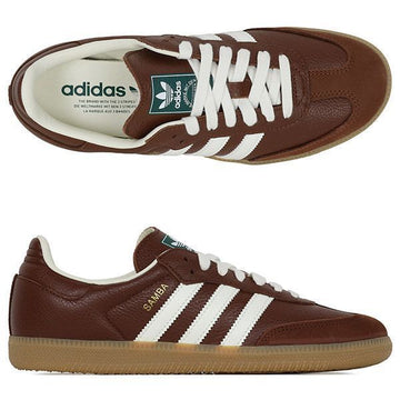 Adidas Brown White Black Samba OG Sneakers 149925330 [P]