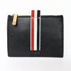 THOM BROWNE Pebble Schwarz Mini-Clutch / Geldbörse 152921511 [P]
