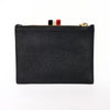 THOM BROWNE Pebble Schwarz Mini-Clutch / Geldbörse 152921511 [P]