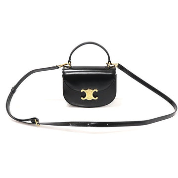 CELINE シャイニーカーフスキントリオンフミニクレアベサーチ2WAY 10L063ETZ.38NO 152922346