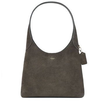 COACH 25FW オリーブ スエード ブルックリン 28 ショルダーバッグ 28 CW637 B4OL 152923926