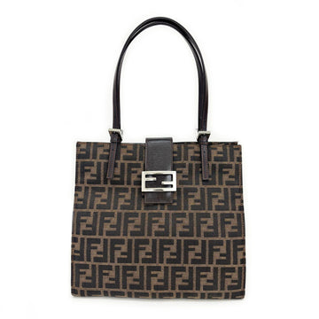 Fendi Zucca Square Brown Shoulder Bag 6VFEB38352 152924083