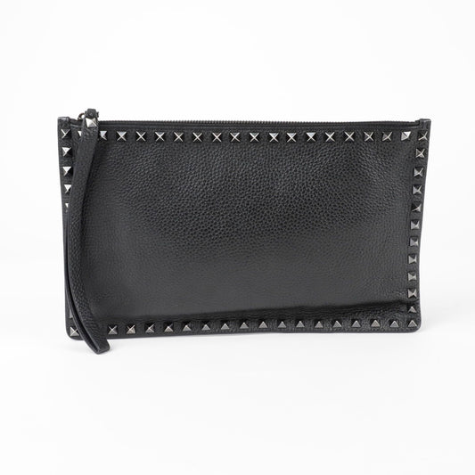 VALENTINO ラックスタッドストラップクラッチ 152790188 [P]