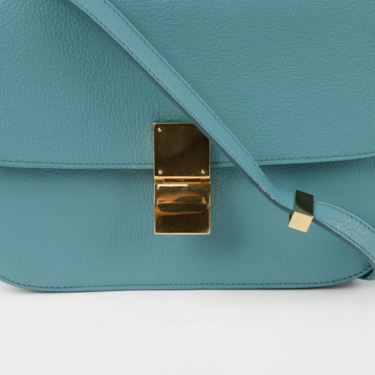 CELINE クラシックボックスミディアムショルダークロスバッグ 152876095 [P]