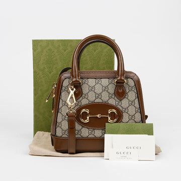 GUCCI ホースビット 1955 ミニ トップハンドル トート ショルダーバッグ 640716 152754032