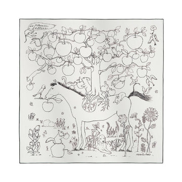 Hermes Silk Twill Scarf H004307S 09 154520081