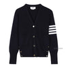 THOM BROWNE Wool 4-Gauge V-Neck Cardigan 152929421 [P]