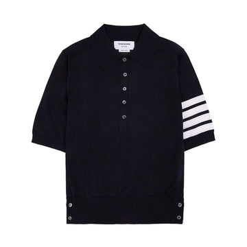 THOM BROWNE Damen Woll 4-Bar Polo Knit 152929429