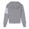 Thom Browne Women's Loopback 4-Bar Hoodie Zip-Up 152929436 [P]