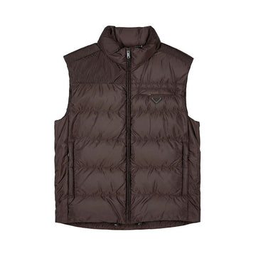 PRADA 1WQ9 F0324 FW25 メンズ パディング リナイロン ベスト 152929477