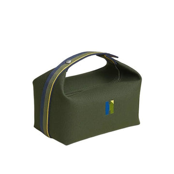 HERMES パヴィリオンケース ラージモデル ポーチ カーキ H104347M 03 152929577