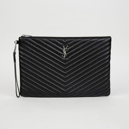 SAINT LAURENT Dokumentenhalter Clutch mit Monogramm 440222 152783502 [P]
