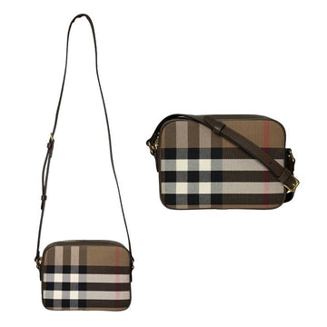 BURBERRY Kamerabag Crossbody aus Karomuster in Braun, klein 152930395