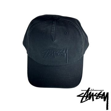 STUSSY ロゴ レディース キャップ ブラック 1311145 0001 正規品100% 152940124