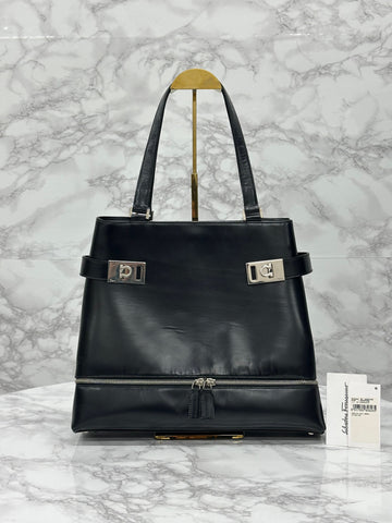 SALVATORE FERRAGAMO Gancini Leder Handtasche 152974652