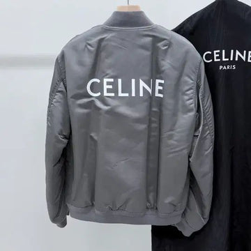Celine Bomber Jacket Gray 152977500