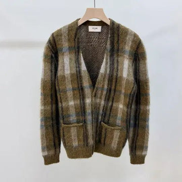 Celine Brushed Mohair Cardigan - Oversized S 151004566