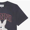 GANNI バニー ロゴ レディース 半袖 Tシャツ 151765541 [P]