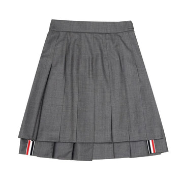 THOM BROWNE Twill Plissee Tennis Minirock 150696082