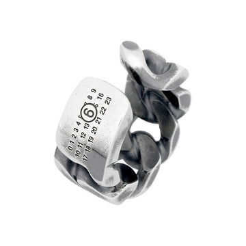 MAISON MARGIELA イングレイビングナンバリングロゴチェーンイヤーカフピアス 152825901