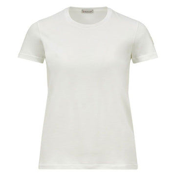Moncler Cotton Jersey T-Shirt Off White 8C73200 V8058 033 152888453