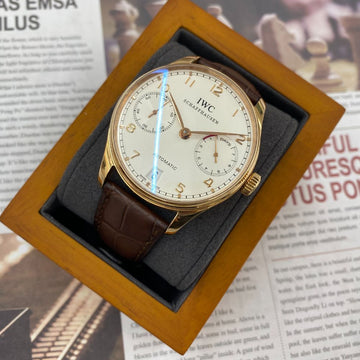 IWC Portugieser Owl 18K Rose Gold Case White 153058482
