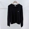 CELINE Cashmere-Kabelstrickpullover Schwarz 153062180 [P]