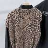 Celine Leopard Lamb Leather Teddy Varsity Jacket Black 153062302 [P]