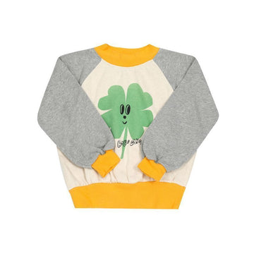 Bobo Choses Lucky Clover Raglan Kids Sweatshirt B225AC041 146831897 [P]