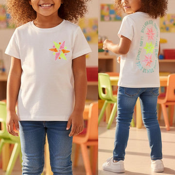 BILLIEBLUSH Billyblush Grafikdruck T-Shirt Kurzarm 25SS U20930 10P 131432408