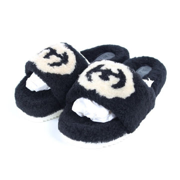 Gucci Interlocking G Merino Wool Slippers 38 153081052